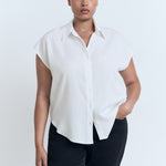 Mango shirt lim in Off White - D5