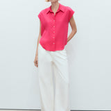 Mango shirt lim in Strawberry - 99999999_01