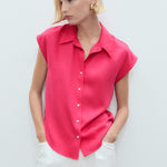 Mango shirt lim in Strawberry