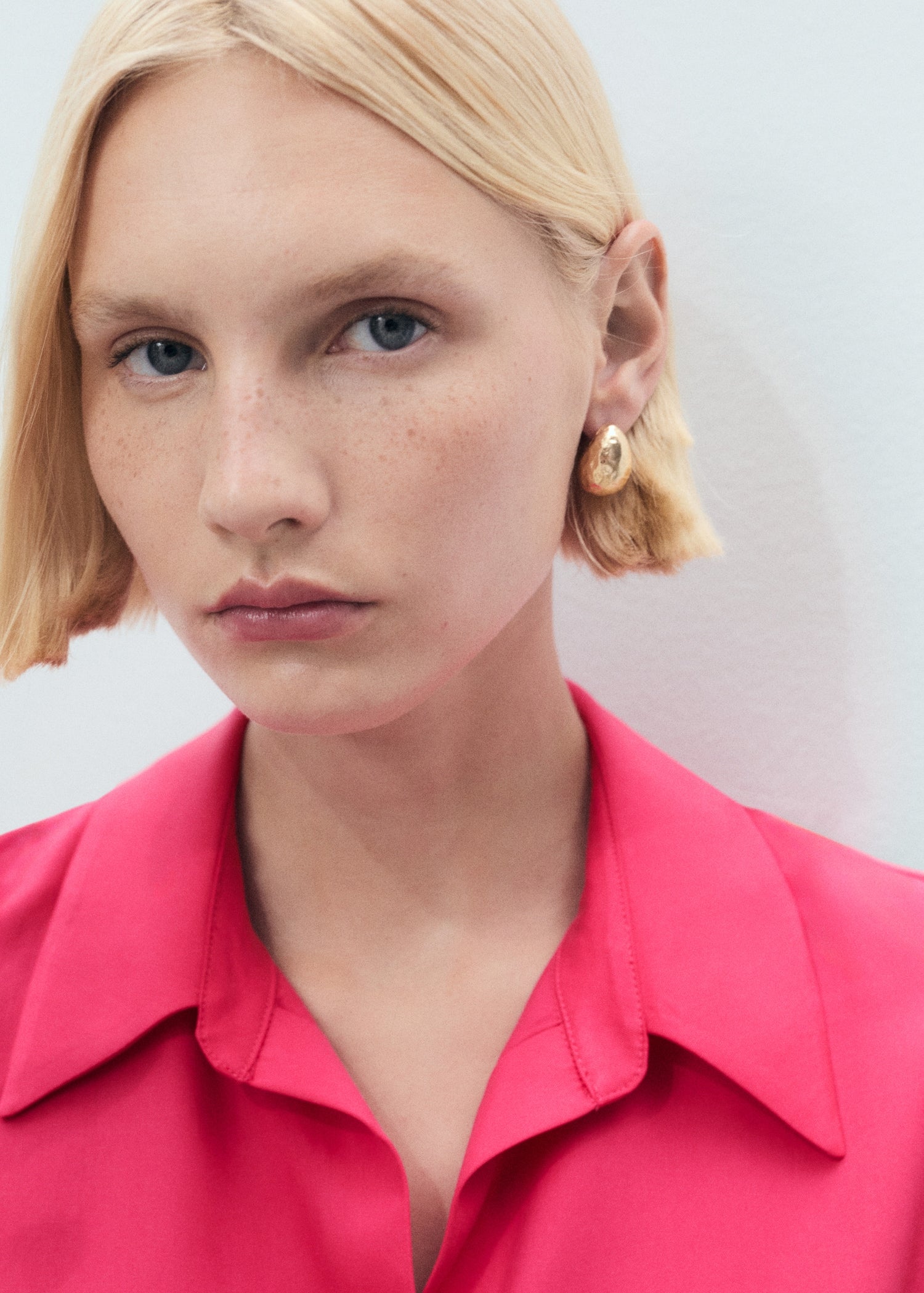 Mango shirt lim in Strawberry - D1