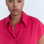 Mango shirt lim in Strawberry - D4