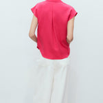 Mango shirt lim in Strawberry - R