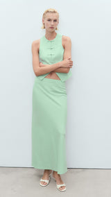 Mango skirt laguna in Pastel Green - 99999999_01