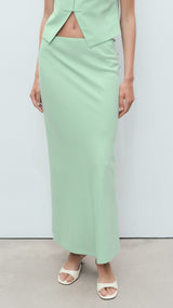 Mango skirt laguna in Pastel Green