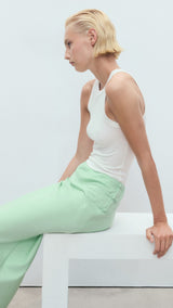 Mango skirt laguna in Pastel Green - D2