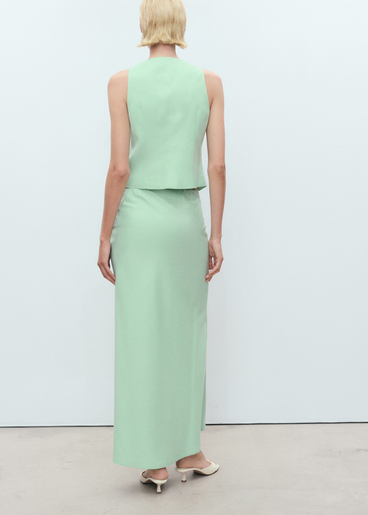 Mango skirt laguna in Pastel Green - R