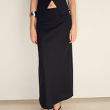 Mango skirt laguna in Black