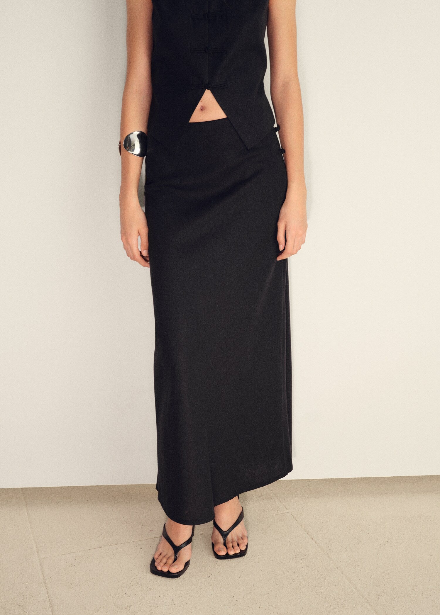 Mango skirt laguna in Black