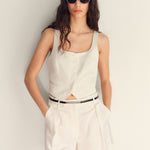 Mango bermudas max in White