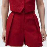 Mango bermudas max in Garnet - D6