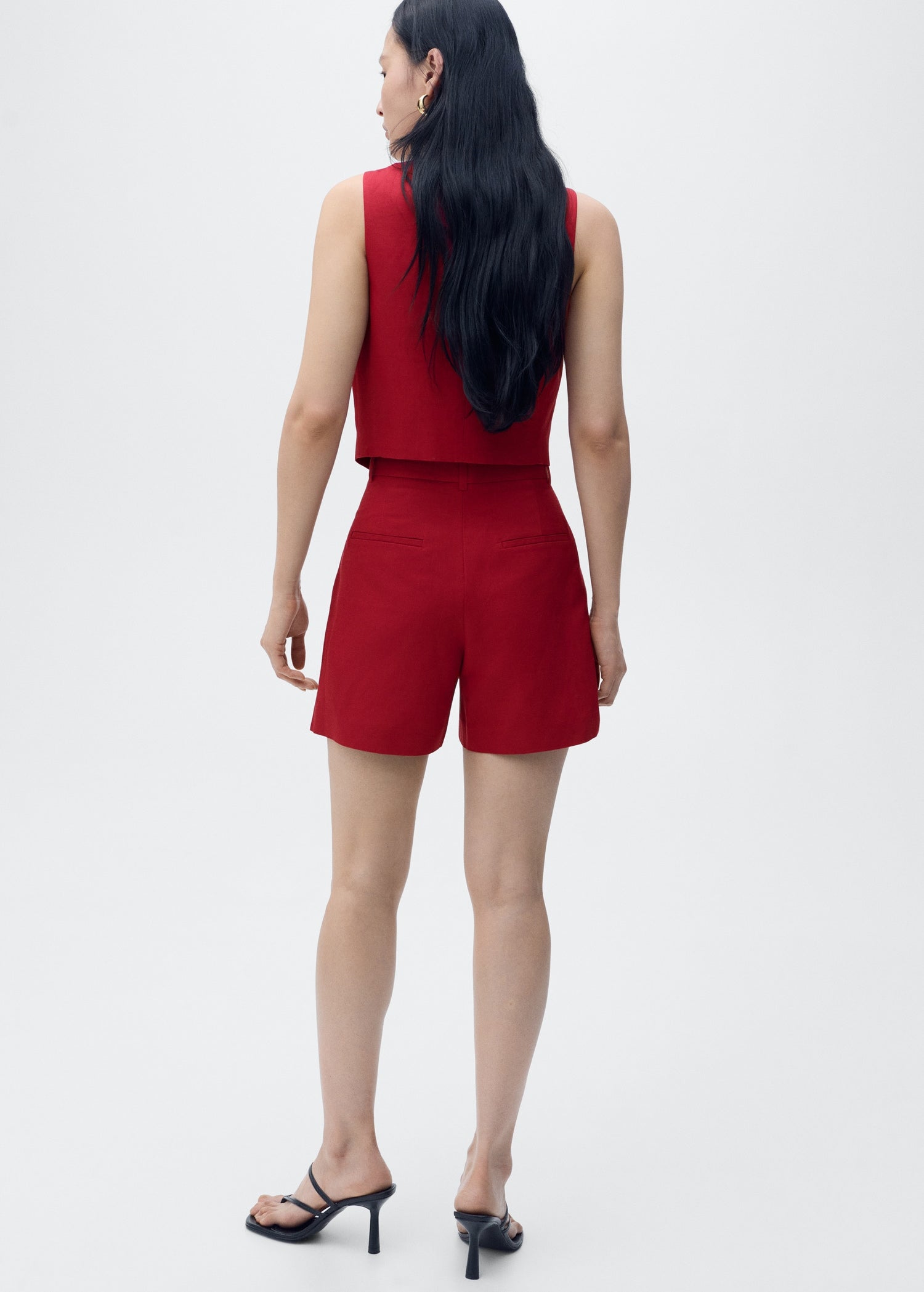 Mango bermudas max in Garnet - R