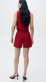 Mango bermudas max in Garnet - R