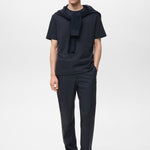 Mango trousers jon in Navy - 99999999_01