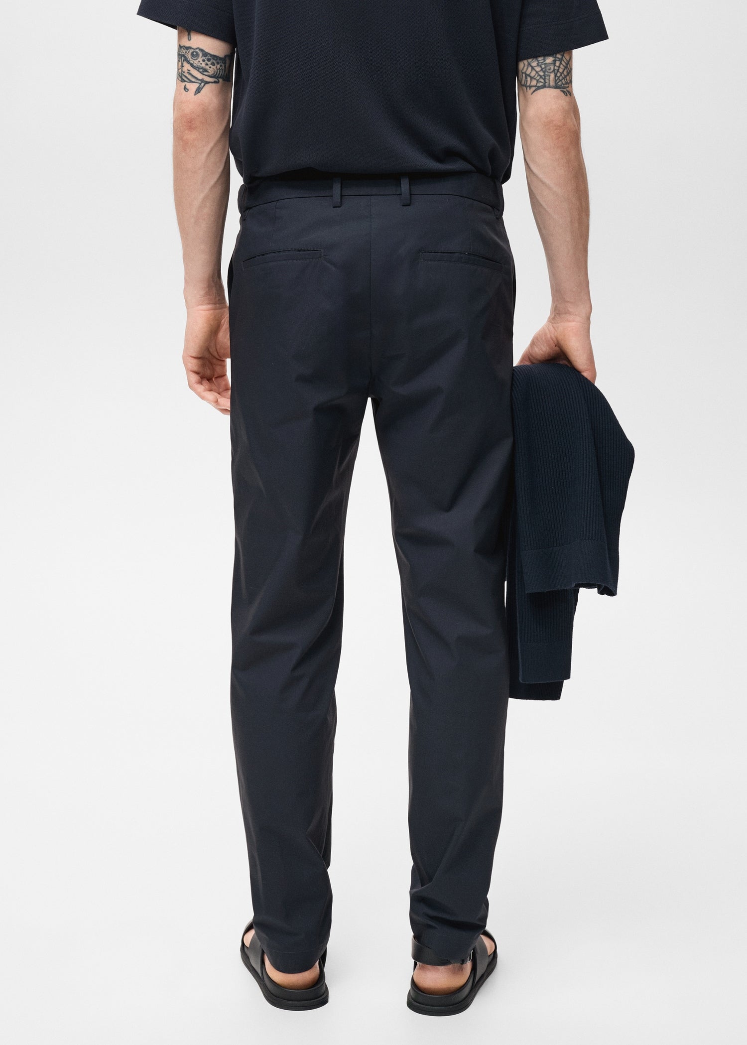 Mango trousers jon in Navy - R