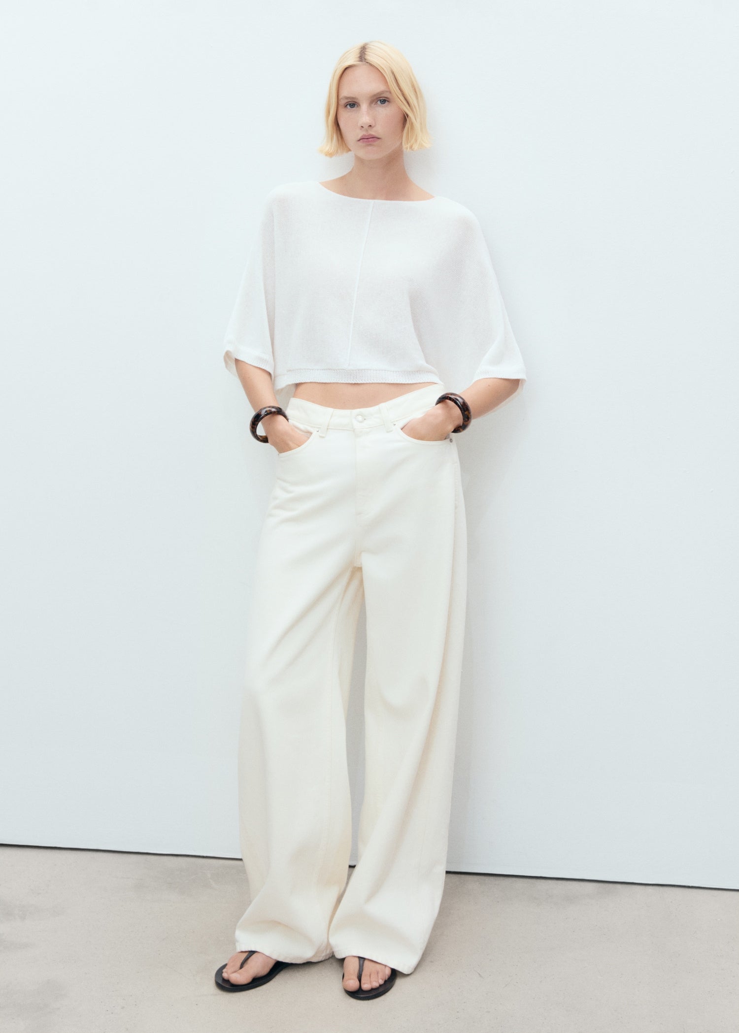 Mango sweater aventura in White - 99999999_01