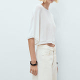 Mango sweater aventura in White