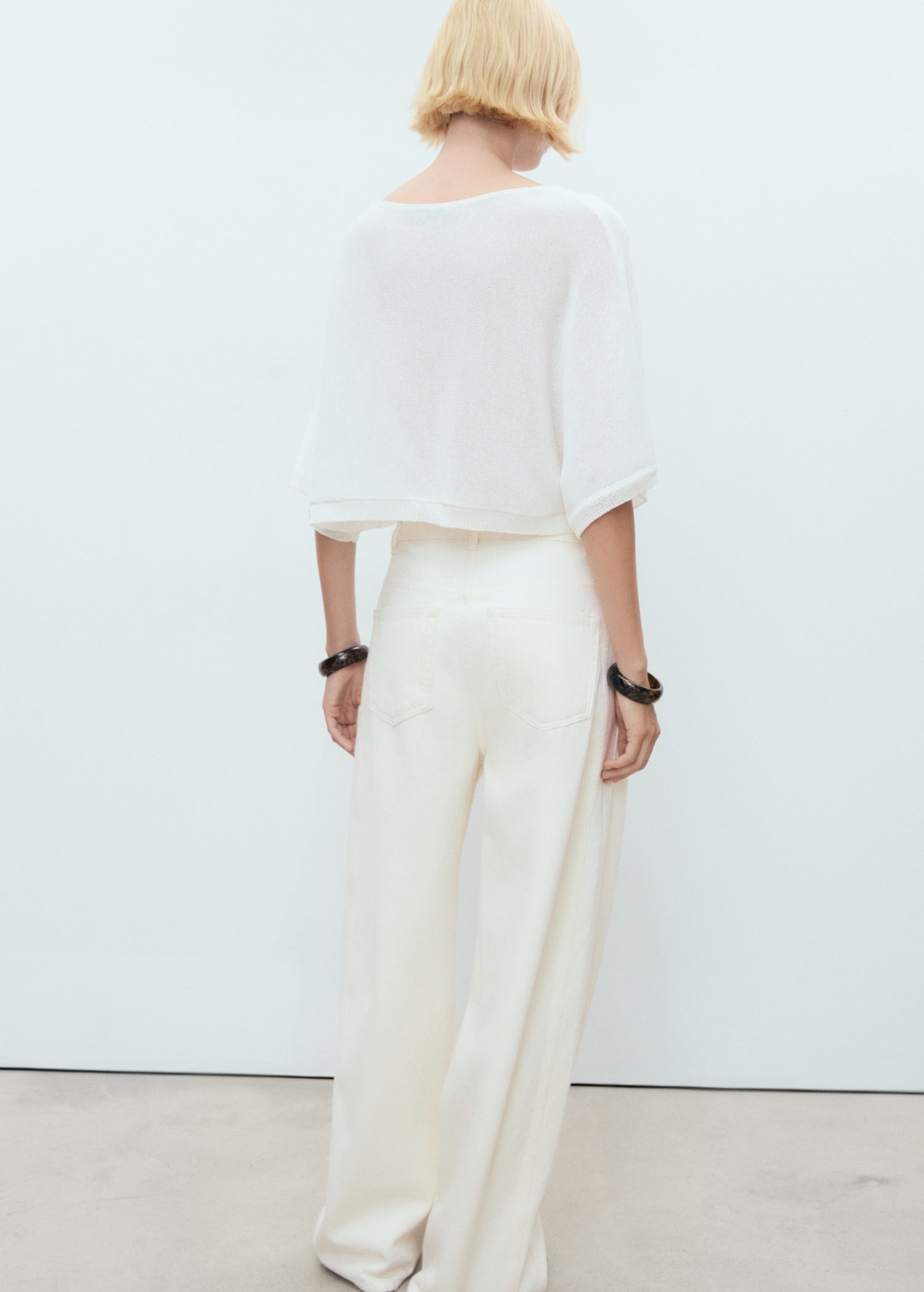 Mango sweater aventura in White - R