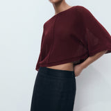 Mango sweater aventura in Burgundy