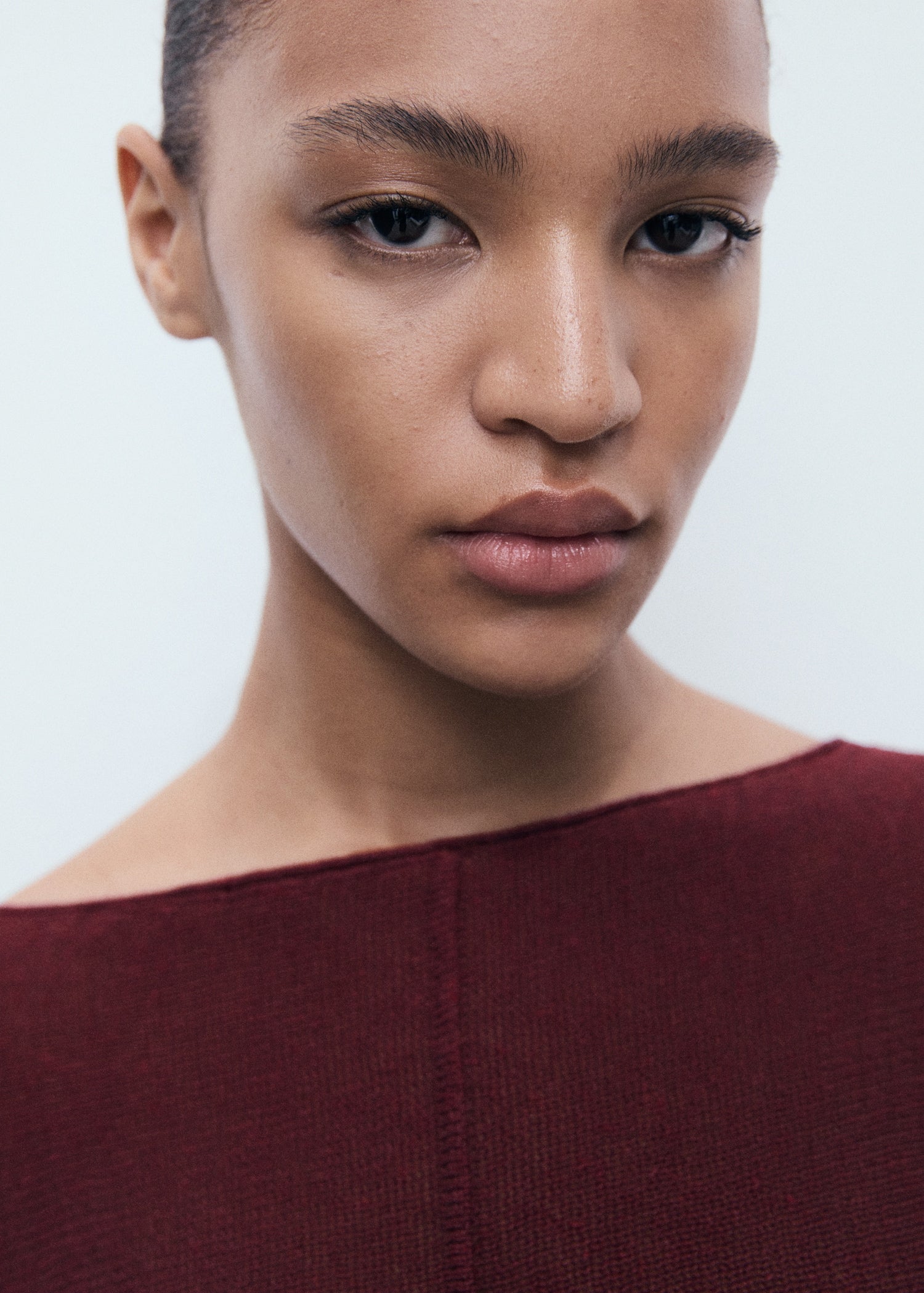 Mango sweater aventura in Burgundy - D1