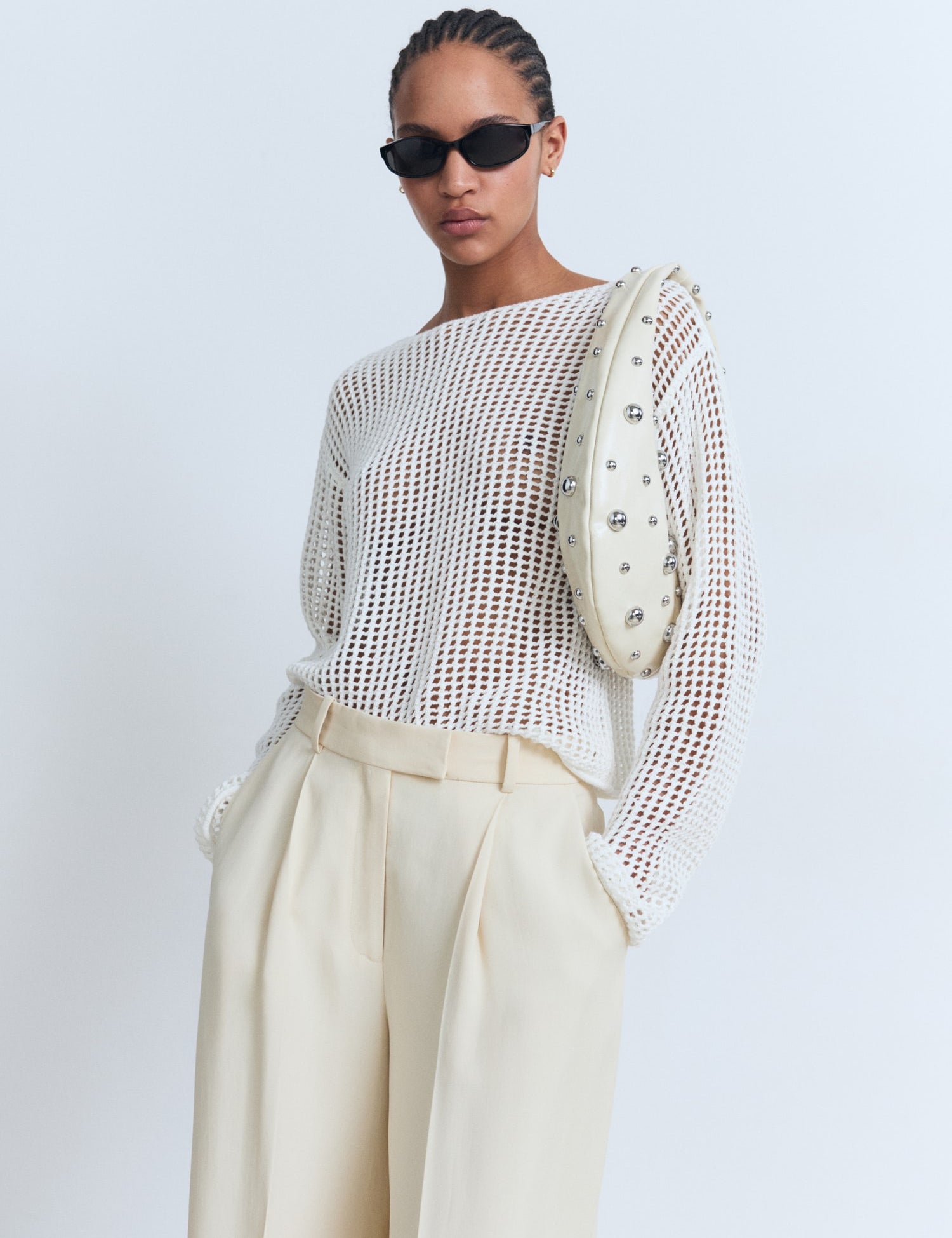 Mango sweater nairobi in White