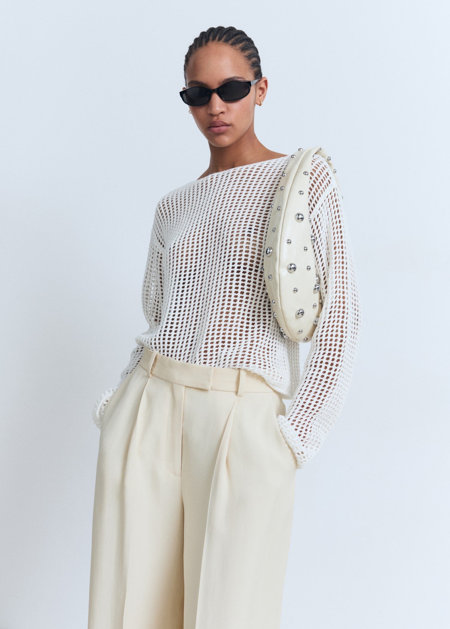 Mango sweater nairobi in White