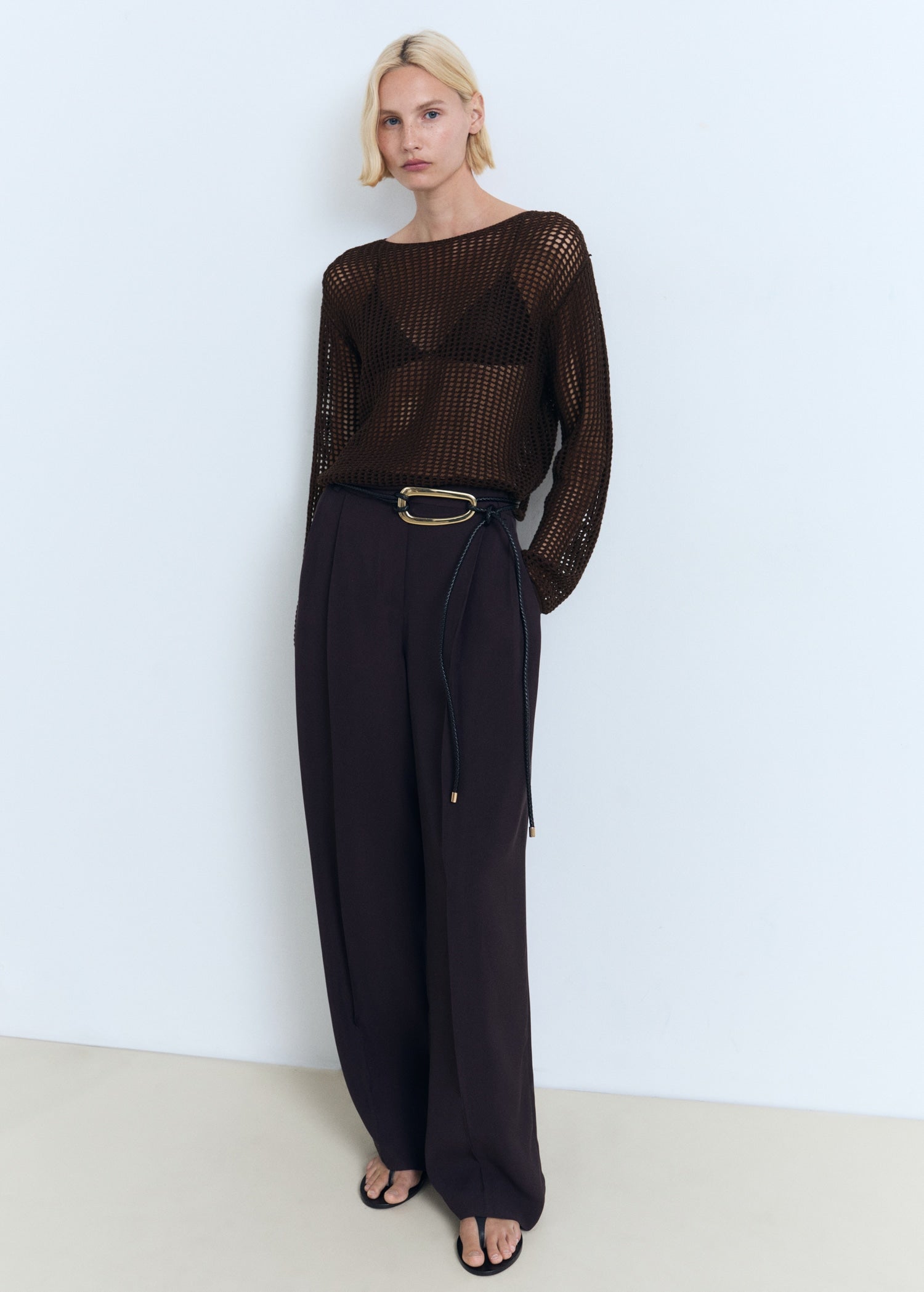 Mango sweater nairobi in Chocolate - 99999999_01