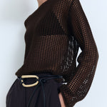 Mango sweater nairobi in Chocolate