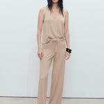 Mango trousers vella in Stone - 99999999_01