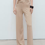 Mango trousers vella in Stone
