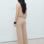 Mango trousers vella in Stone - R