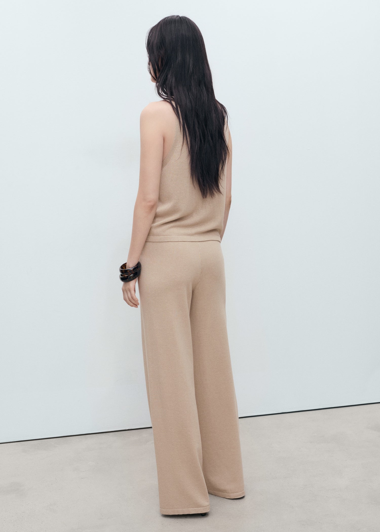 Mango trousers vella in Stone - R