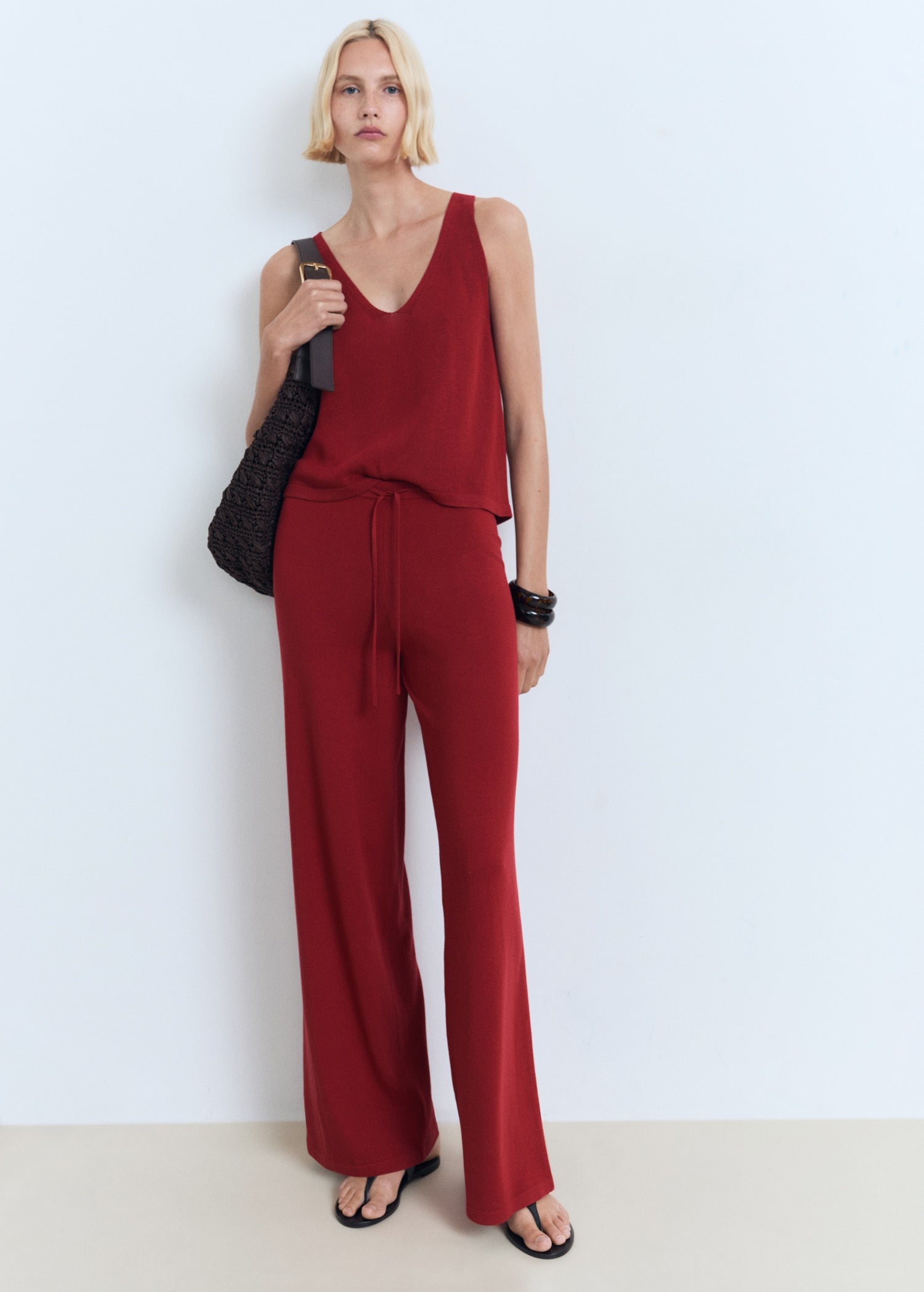 Mango trousers vella in Red - 99999999_01