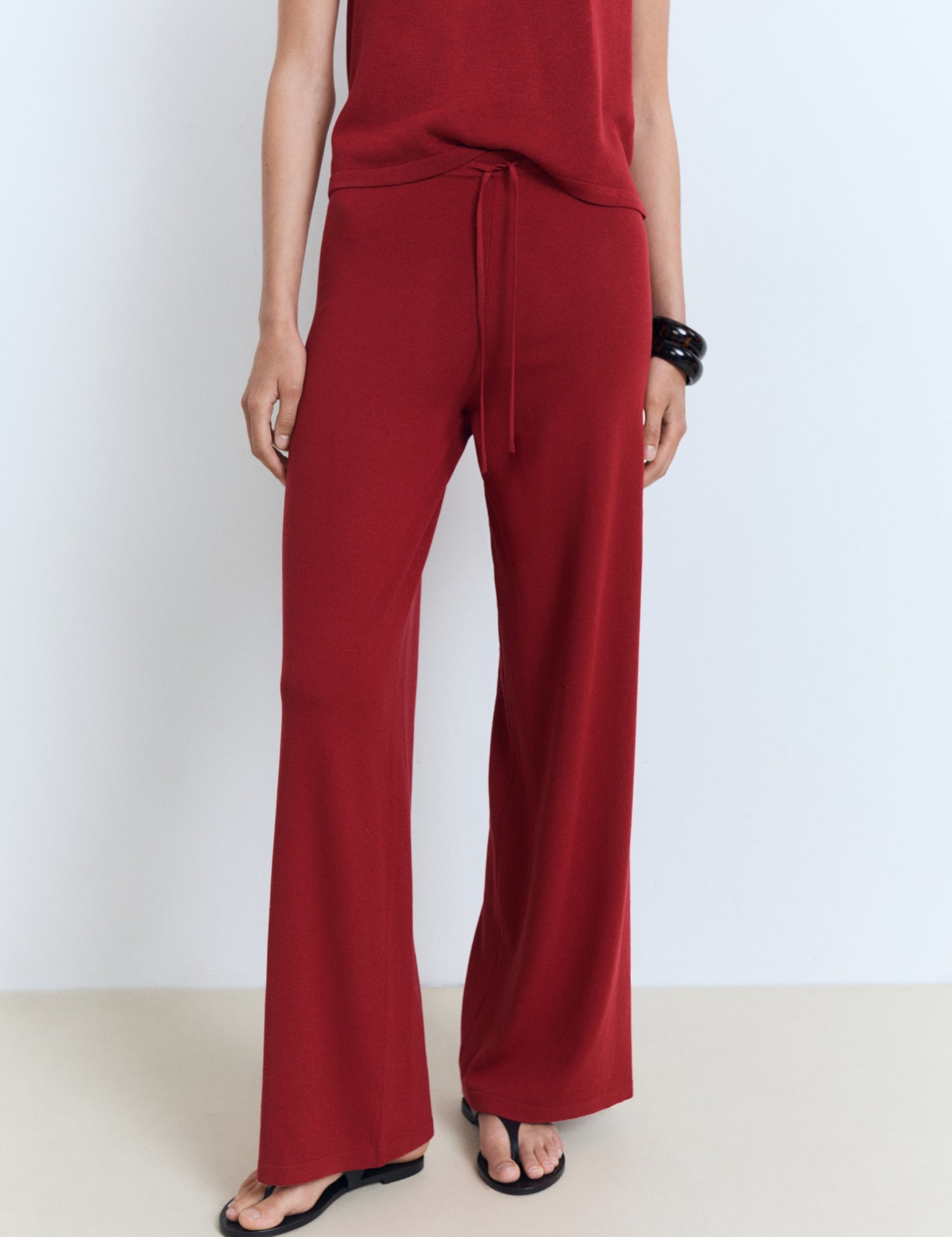 Mango trousers vella in Red