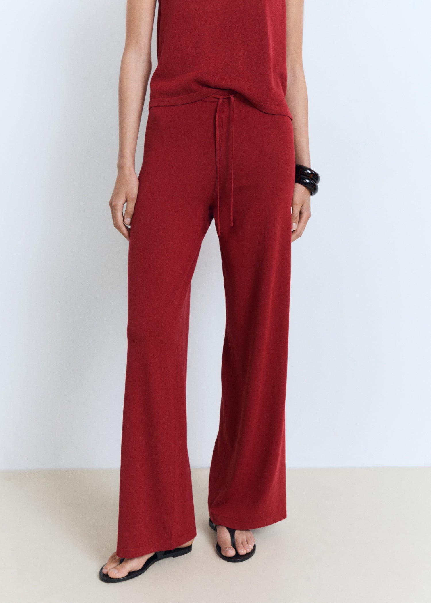 Mango trousers vella in Red