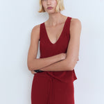 Mango trousers vella in Red - D1