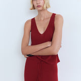 Mango trousers vella in Red - D1