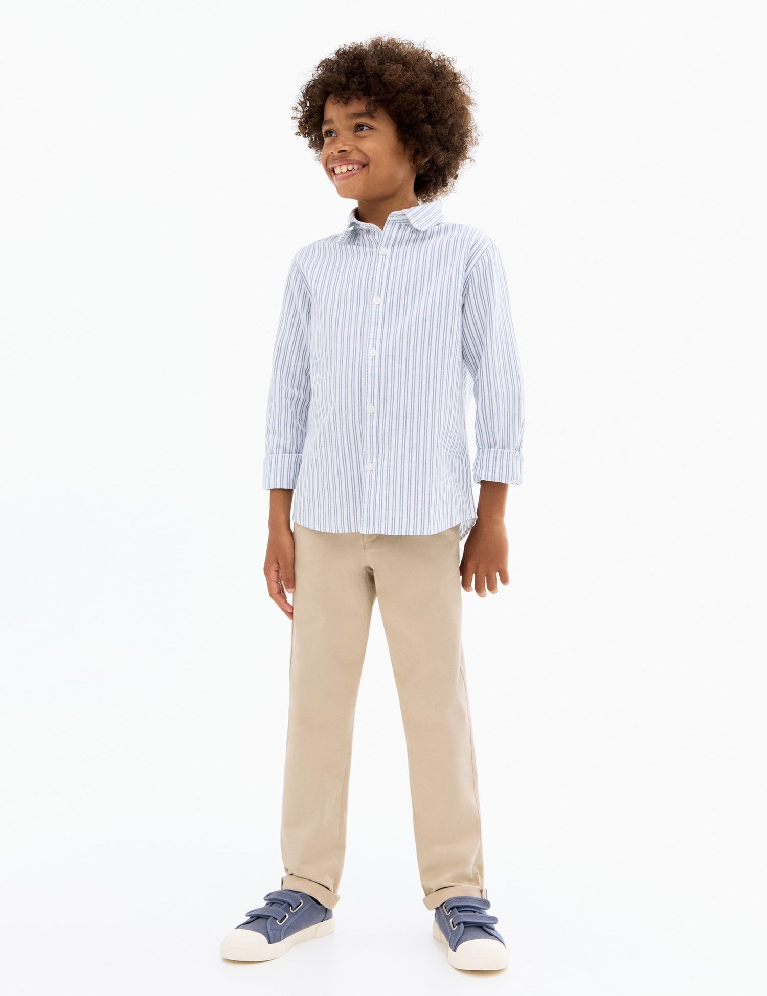 Mango trousers piccolo in Sand - 99999999_01