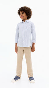 Mango trousers piccolo in Sand - 99999999_01