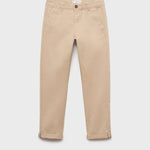 Mango trousers piccolo in Sand - B