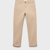 Mango trousers piccolo in Sand - B