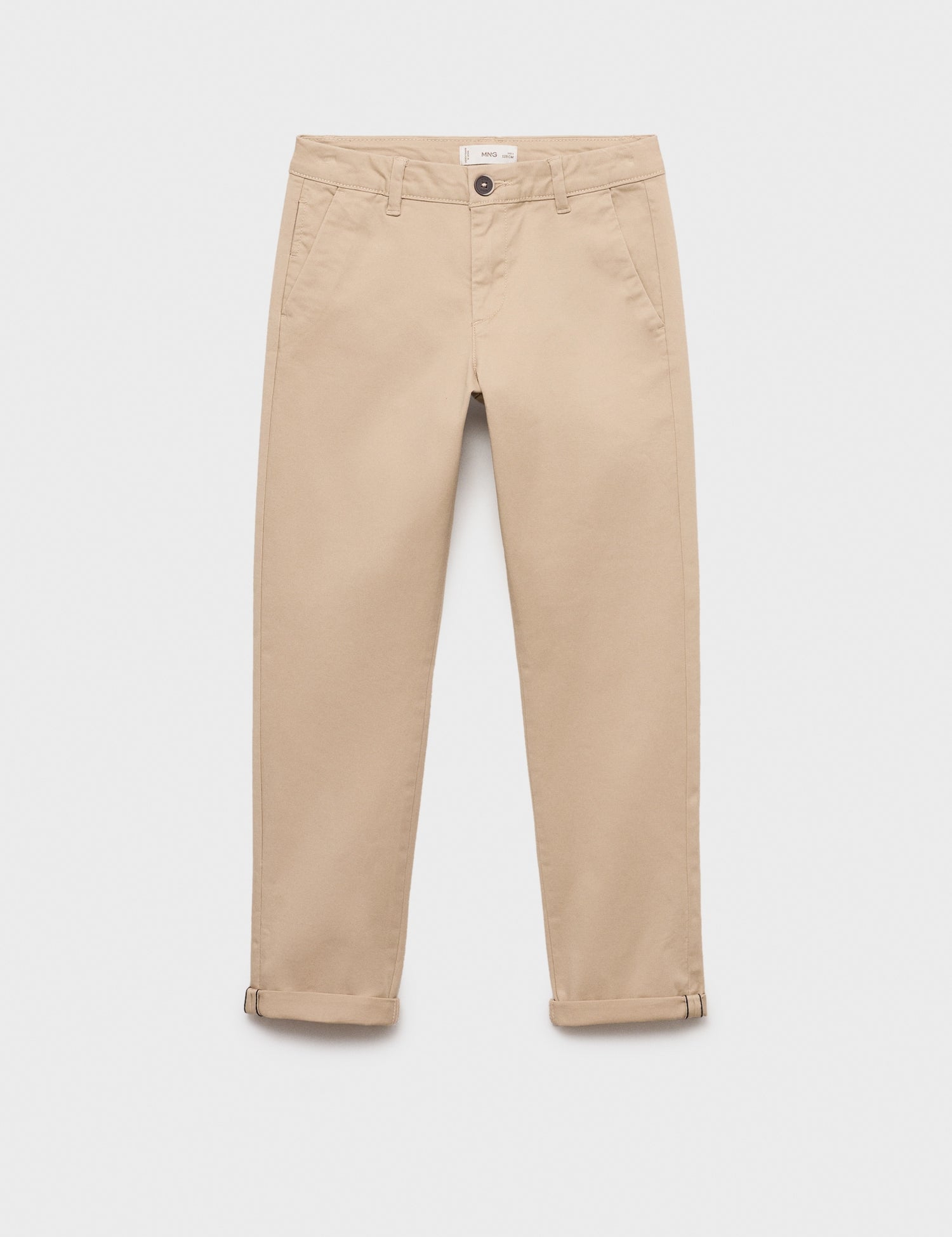 Mango trousers piccolo in Sand - B