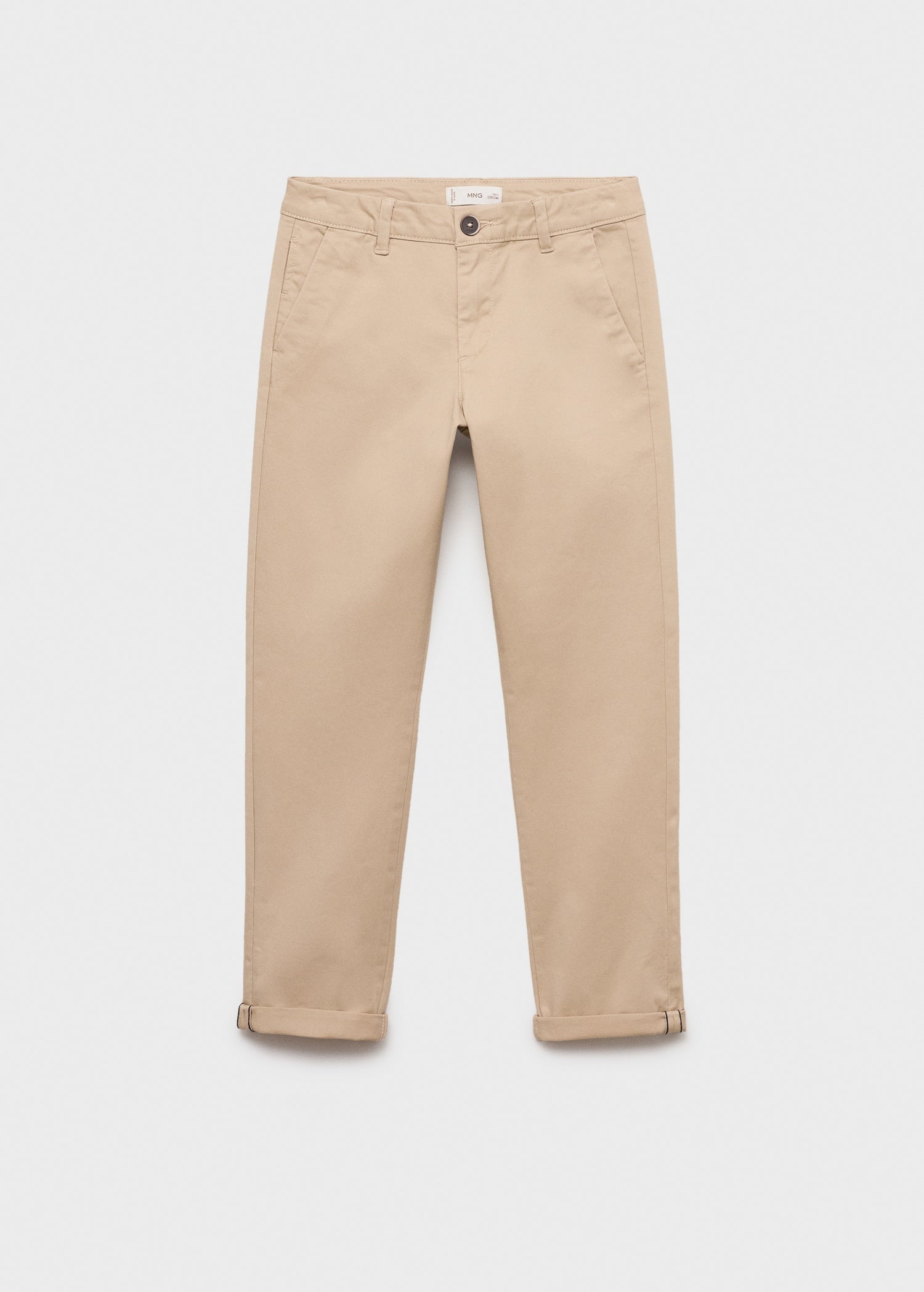 Mango trousers piccolo in Sand - B