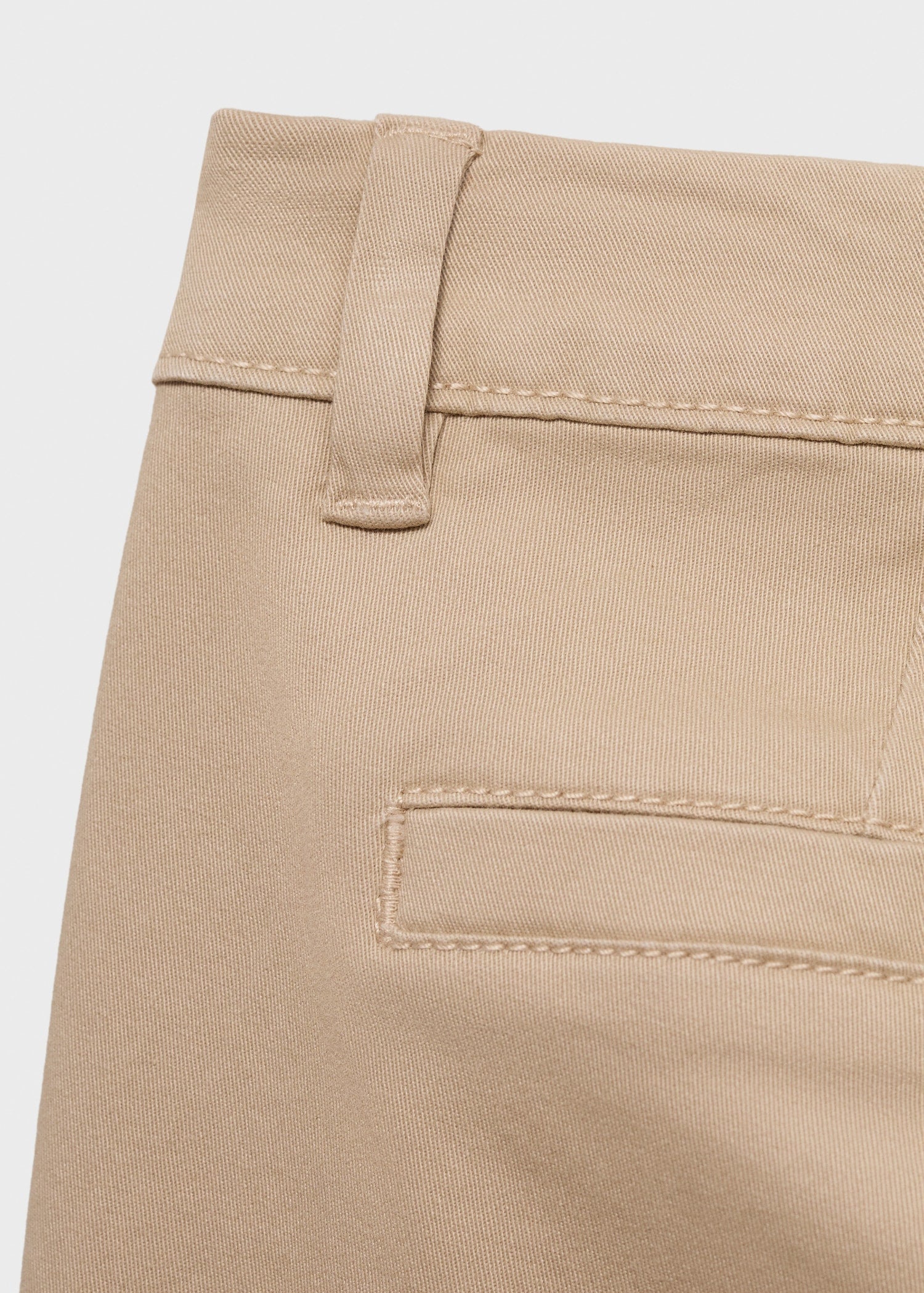 Mango trousers piccolo in Sand - D0
