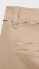 Mango trousers piccolo in Sand - D0