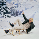 Mango trousers piccolo in Sand - D5