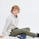 Mango trousers piccolo in Khaki