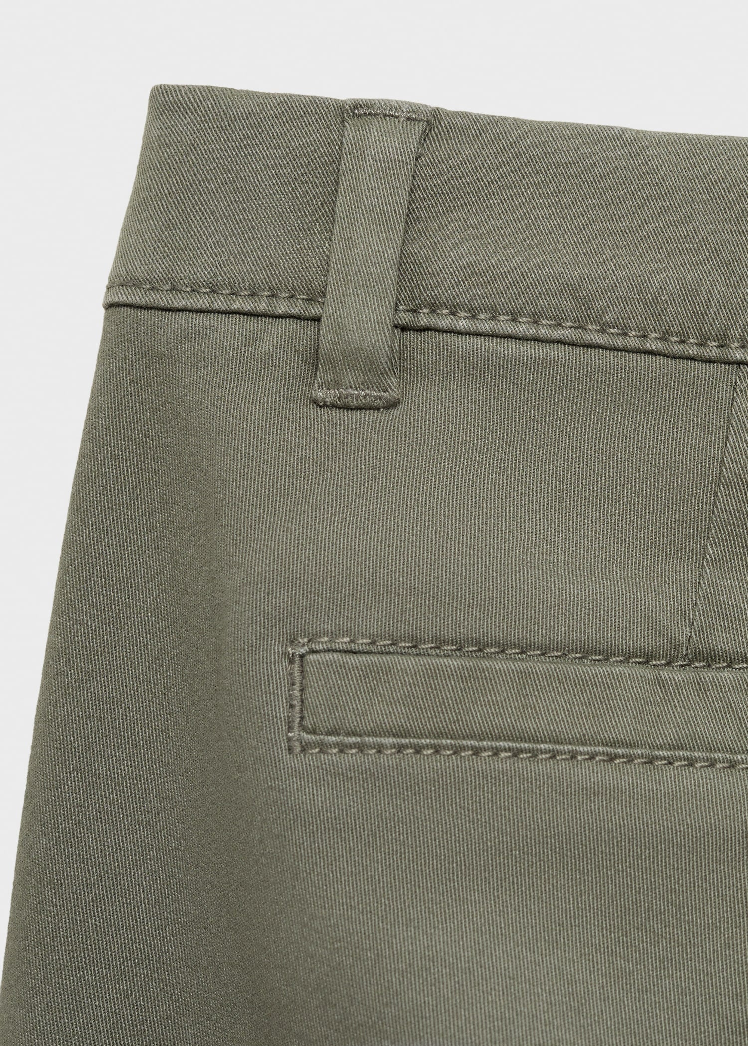 Mango trousers piccolo in Khaki - D0