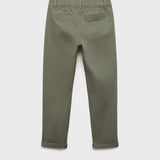 Mango trousers piccolo in Khaki - R