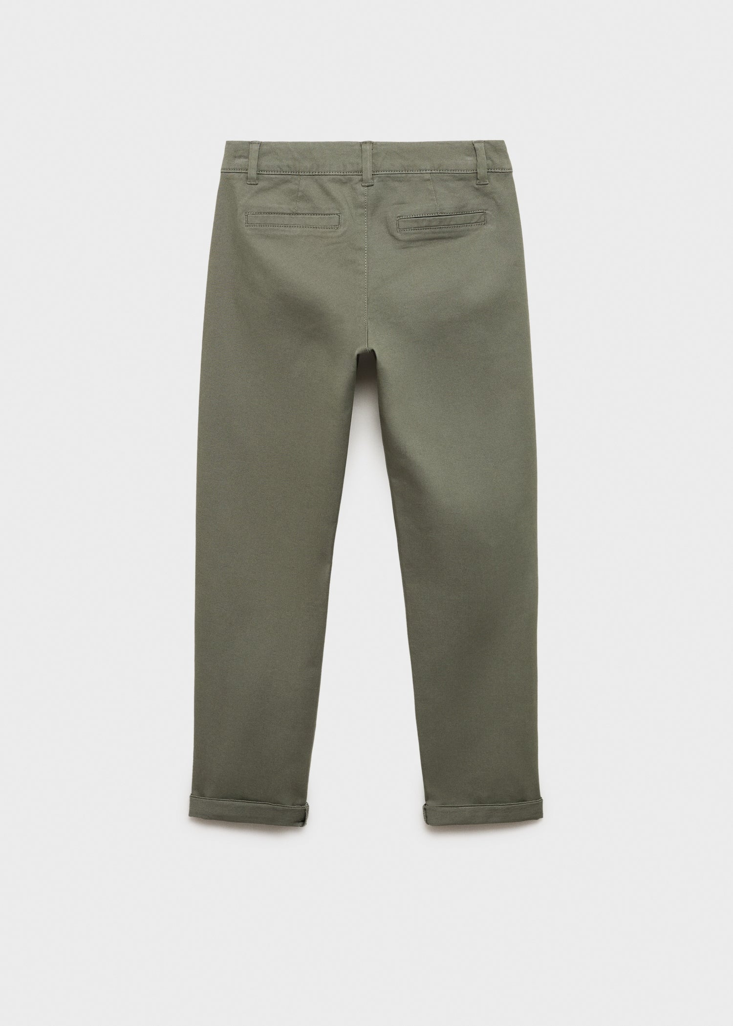 Mango trousers piccolo in Khaki - R