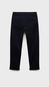 Mango trousers piccolo in Navy - R